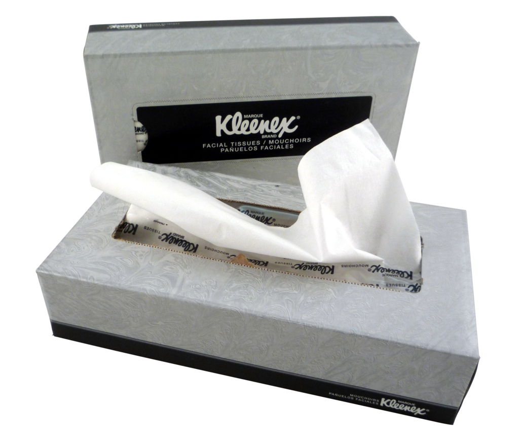 WHAT IS KLEENEX TISSUE MADE OUT OF visual data 2