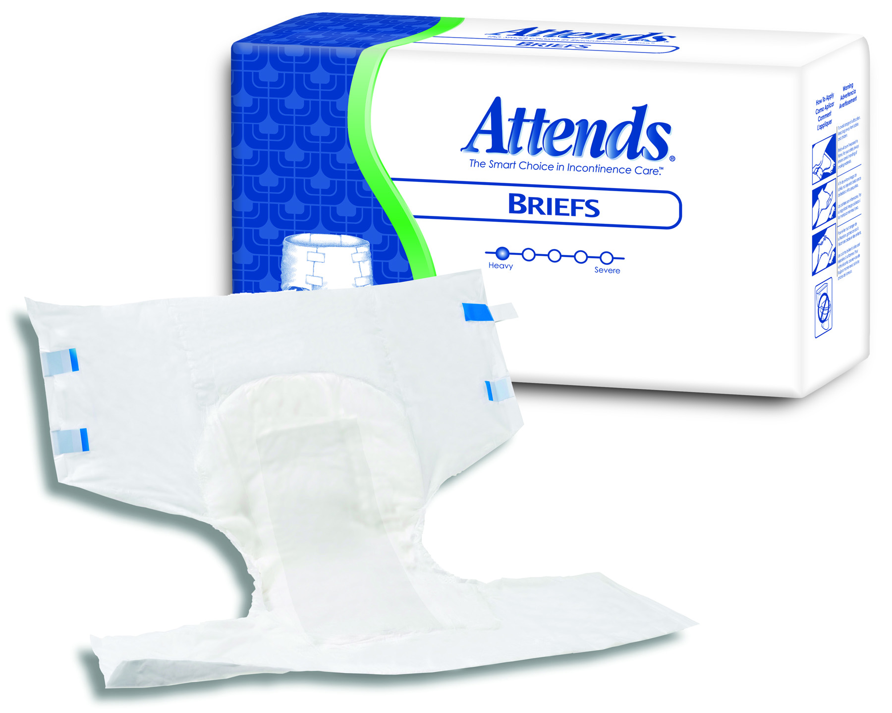 Adult diapers for incontinence  Attends Briefs in Youth-Small - adult  diapers for smaller sizes; fits hip/waist 20 –